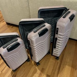 Rebecca Minkoff pink luggage